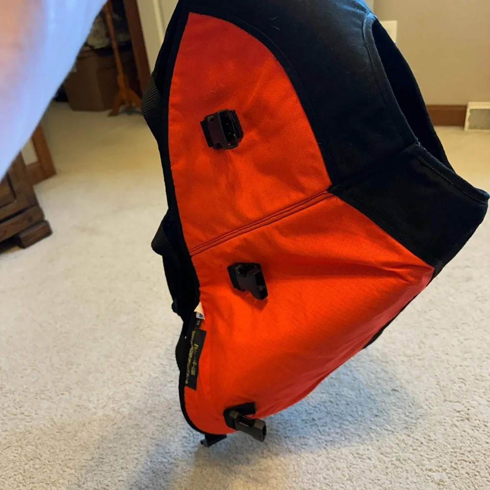 Black and Orange Dog Jacket XL